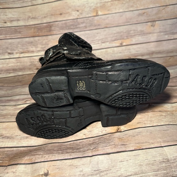 A.S. 98 Black Python Simons Size 38 - Picture 5 of 5